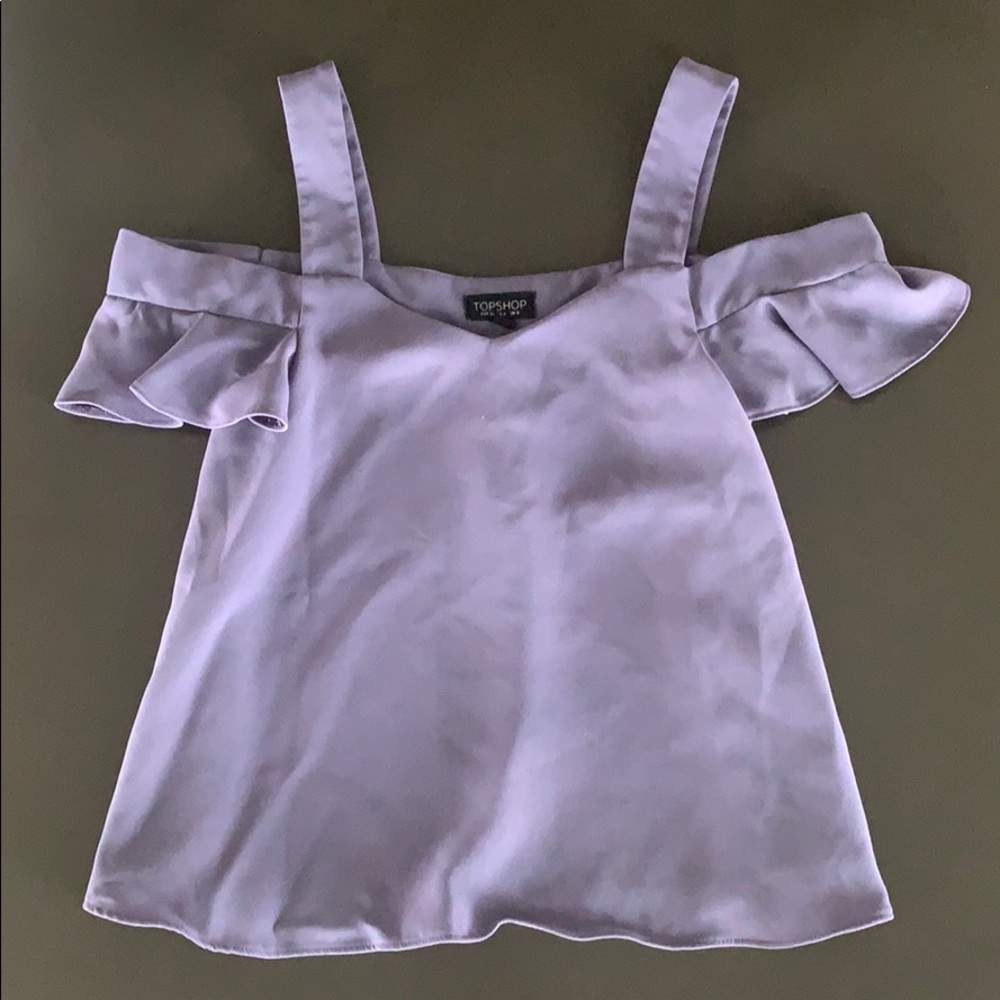 Topshop Off The Shoulder Blouse